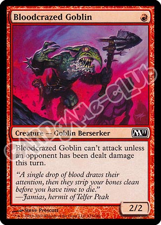125 / 249 Bloodcrazed Goblin comune (EN) -NEAR MINT-