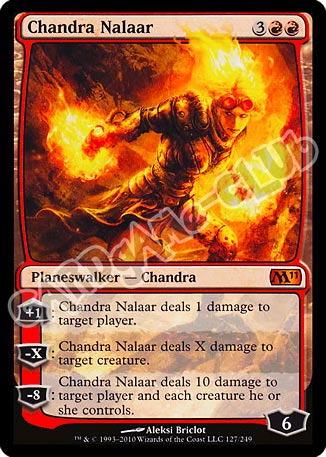 127 / 249 Chandra Nalaar rara mitica (EN) -NEAR MINT-