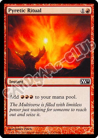 153 / 249 Pyretic Ritual comune (EN) -NEAR MINT-