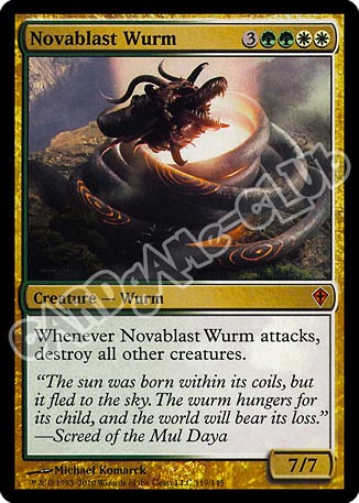 119 / 145 Novablast Wurm rara mitica (EN) -NEAR MINT-