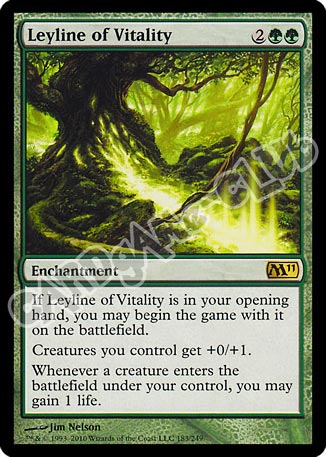 183 / 249 Leyline of Vitality rara (EN) -NEAR MINT-