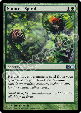 187 / 249 Nature's Spiral non comune (EN) -NEAR MINT-