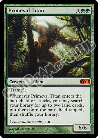192 / 249 Primeval Titan rara mitica (EN) -NEAR MINT-