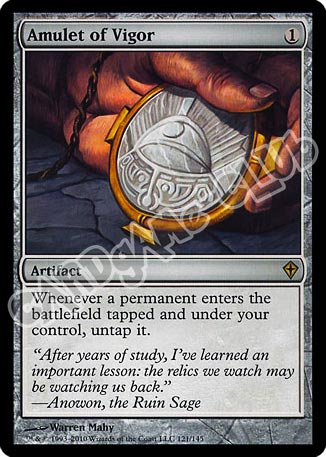 121 / 145 Amulet of Vigor rara (EN) -NEAR MINT-