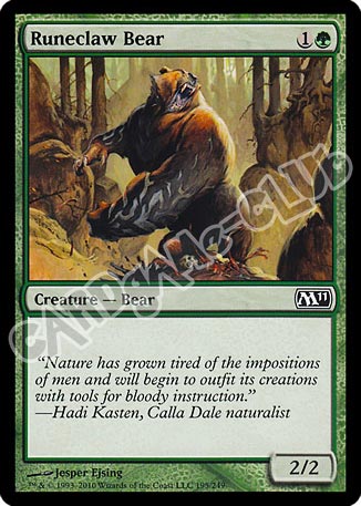 195 / 249 Runeclaw Bear comune (EN) -NEAR MINT-