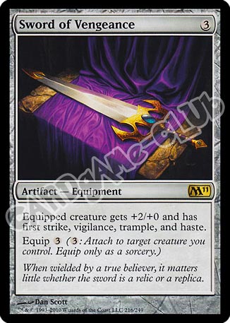 216 / 249 Sword of Vengeance rara (EN) -NEAR MINT-