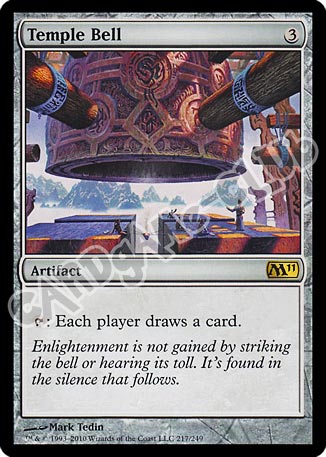 217 / 249 Temple Bell rara (EN) -NEAR MINT-