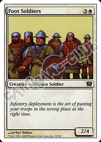 014 / 350 Foot Soldiers comune (EN) -NEAR MINT-