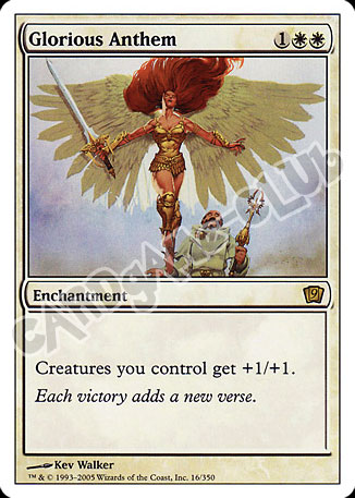 016 / 350 Glorious Anthem rara (EN) -NEAR MINT-