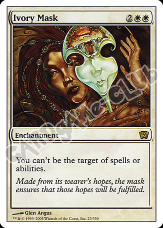 023 / 350 Ivory Mask rara (EN) -NEAR MINT-