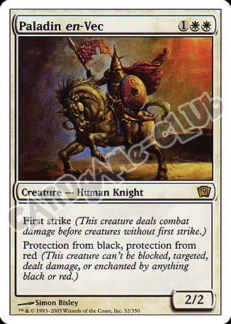 032 / 350 Paladin en-Vec rara (EN) -NEAR MINT-