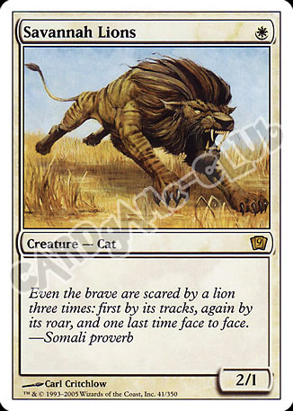 041 / 350 Savannah Lions rara (EN) -NEAR MINT-