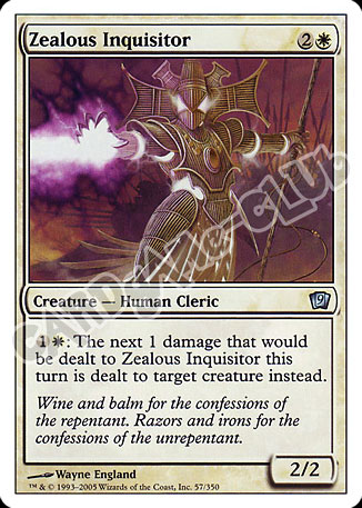 057 / 350 Zealous Inquisitor non comune (EN) -NEAR MINT-