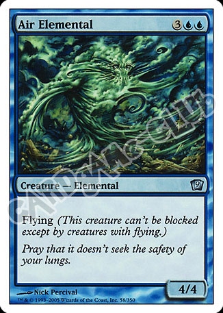 058 / 350 Air Elemental non comune (EN) -NEAR MINT-