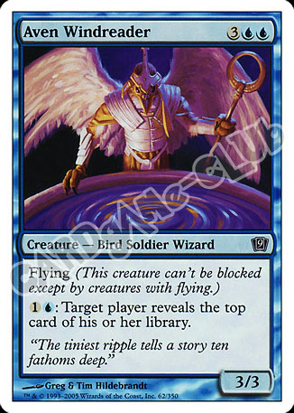 062 / 350 Aven Windreader comune (EN) -NEAR MINT-