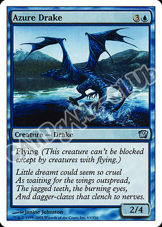 063 / 350 Azure Drake non comune (EN) -NEAR MINT-