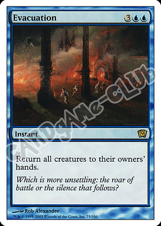 075 / 350 Evacuation rara (EN) -NEAR MINT-