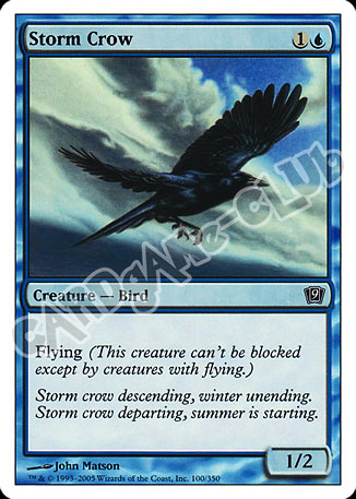 100 / 350 Storm Crow comune (EN) -NEAR MINT-