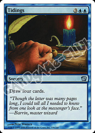 106 / 350 Tidings non comune (EN) -NEAR MINT-