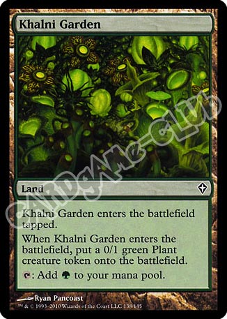 138 / 145 Khalni Garden comune (EN) -NEAR MINT-