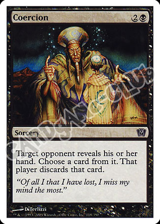 118 / 350 Coercion comune (EN) -NEAR MINT-