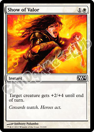 033 / 249 Show of Valor comune (EN) -NEAR MINT-