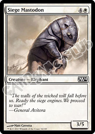 034 / 249 Siege Mastodon comune (EN) -NEAR MINT-