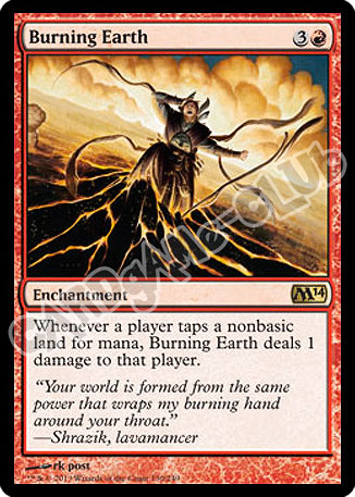130 / 249 Burning Earth rara (EN) -NEAR MINT-