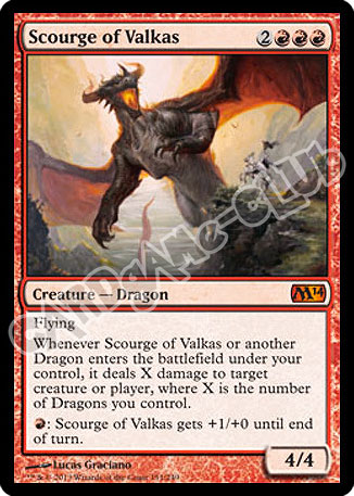 151 / 249 Scourge of Valkas rara mitica (EN) -NEAR MINT-