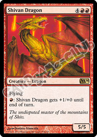 154 / 249 Shivan Dragon rara (EN) -NEAR MINT-