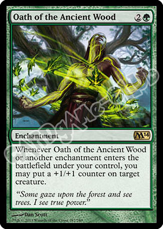 187 / 249 Oath of the Ancient Wood rara (EN) -NEAR MINT-