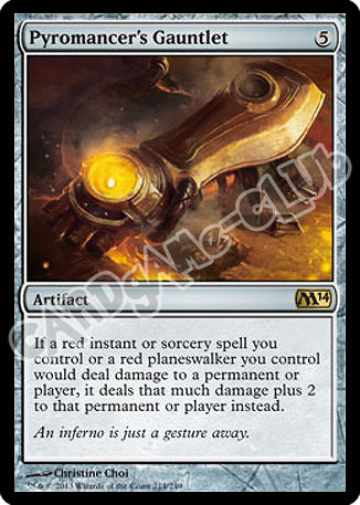 214 / 249 Pyromancer's Gauntlet rara (EN) -NEAR MINT-