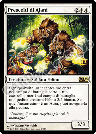 002 / 249 Prescelti di Ajani rara (IT) -NEAR MINT-