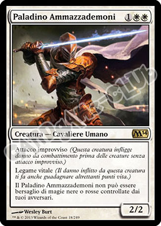 018 / 249 Paladino Ammazzademoni rara (IT) -NEAR MINT-
