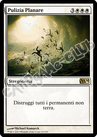 029 / 249 Pulizia Planare rara (IT) -NEAR MINT-