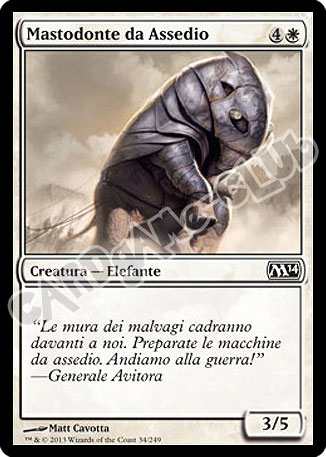 034 / 249 Mastodonte da Assedio comune (IT) -NEAR MINT-