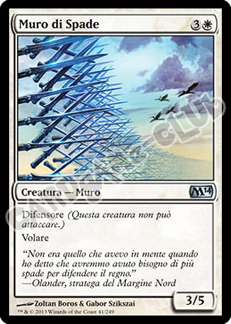 041 / 249 Muro di Spade non comune (IT) -NEAR MINT-