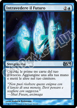 058 / 249 Intravedere il Futuro non comune (IT) -NEAR MINT-