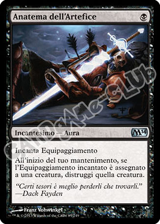 085 / 249 Anatema dell'Artefice non comune (IT) -NEAR MINT-