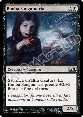 087 / 249 Bimba Sanguinaria comune (IT) -NEAR MINT-