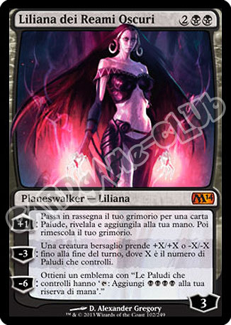 102 / 249 Liliana dei Reami Oscuri rara mitica (IT) -NEAR MINT-