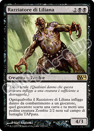 103 / 249 Razziatore di Liliana rara (IT) -NEAR MINT-