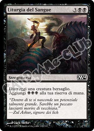 104 / 249 Liturgia del Sangue comune (IT) -NEAR MINT-