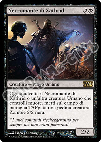 123 / 249 Necromante di Xathrid rara (IT) -NEAR MINT-