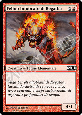 150 / 249 Felino Infuocato di Regatha comune (IT) -NEAR MINT-