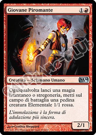 163 / 249 Giovane Piromante non comune (IT) -NEAR MINT-