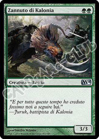 182 / 249 Zannuto di Kalonia non comune (IT) -NEAR MINT-