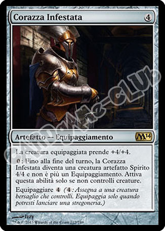 212 / 249 Corazza Infestata rara (IT) -NEAR MINT-