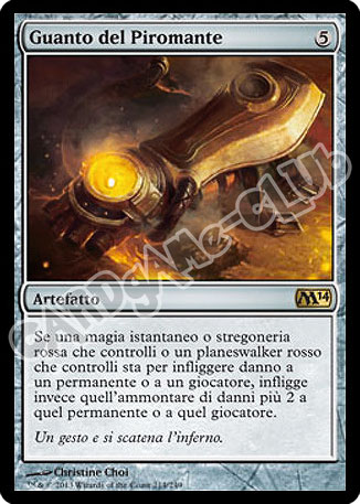 214 / 249 Guanto del Piromante rara (IT) -NEAR MINT-