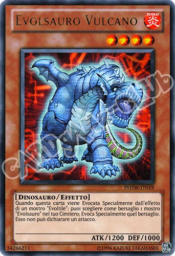 PHSW-IT019 Evosauro Vulcano rara Unlimited (IT) -NEAR MINT-